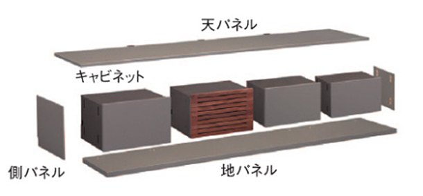 ドマーニ　エクセルライフコレクション　ローボードQSA801