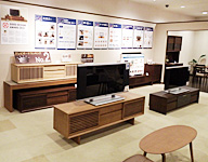 カリモク家具　新横浜ショールーム6F　ベーシックスタイルフロア