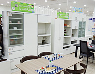 カリモク家具　多摩ショールーム4F　ベッドフロア